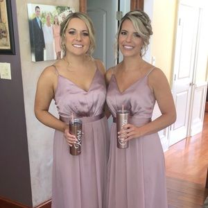 Vera wang mauve formal/ bridesmaid dress